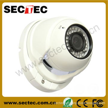 Vandalproof IR Dome Camera with 1200tvl